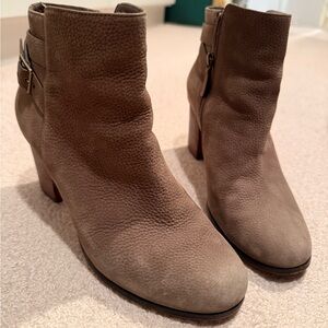 Elegant Taupe Ankle Boots